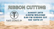 Aug. 29 • East Coast IV4:30pm Welcome | 5pm Ribbon Cutting103 120thSt., Ocean City 