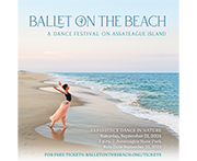 Sept. 21 • Ballet on the Beach: A Dance Festival on Assateague Island