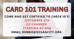 Sept. 4 • CARD 101 Training – Get Certified to Check IDs