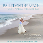 Sept. 21 • Ballet on the Beach: A Dance Festival on Assateague Island