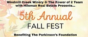 Oct. 12 • Windmill Creek Vineyard & Winery & Power of 2 Team 5th Annual Fall Festival