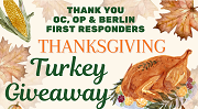 Help Us Thank Our Ocean City, Ocean Pines, & Berlin First Responders This Thanksgiving