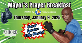  Jan. 9 • Mayor’s Prayer Breakfast Featuring Keynote Speaker Billy Blanks! Sponsorships & Tickets Available