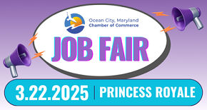 Mar. 22 • SAVE THE DATE! 2025 Ocean City Job Fair