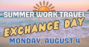 Aug. 4 • Summer Work Travel Exchange Day Beach Bonfire