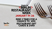 Jan. 19-26 • Berlin Restaurant Week