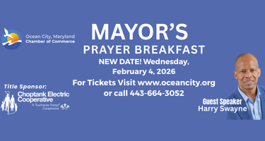 Feb. 4 • Mayor’s Prayer Breakfast Featuring Keynote Speaker Harry Swayne! Sponsorships & Tickets Available