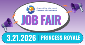 Mar. 21 • 2026 Ocean City Chamber of Commerce Job Fair