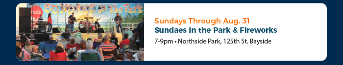 June 8-Aug. 31 • Sundaes in the Park & Fireworks 