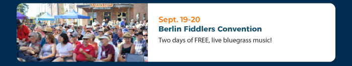 Sept. 19-20 • Berlin Fiddlers Convention 