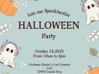 Oct. 18 • Lost Treasure Golf Halloween Party