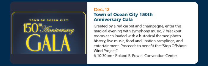 Town of Ocean City 150th Anniversary Gala 