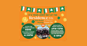 Mar 14 • Residence Inn Invites You to Post-Parade Entertainment
