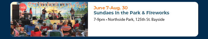 June 7-Aug. 30 • Sundaes in the Park & Fireworks